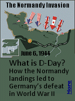 D-Day, the first day of the Normandy landings that laid the foundations for the Allied defeat of Germany. The invasion - codenamed Operation Overlord - saw of tens of thousands of troops from countries including the United States, the United Kingdom and Canada landing on five stretches of the coastline of Normandy. Planning for D-Day began more than a year in advance, and the Allies carried out substantial military deception to confuse the Germans as to when and where the invasion would take place.
